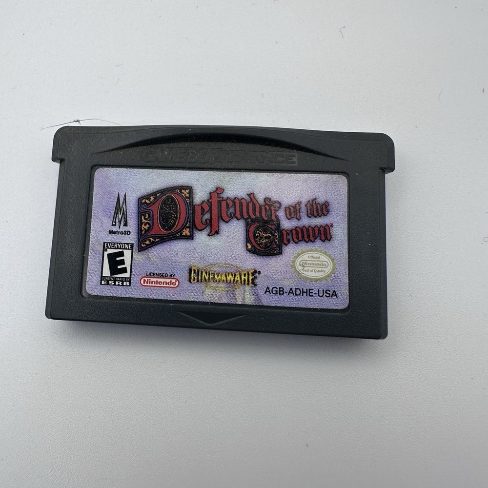 Defender of the Crown CART ONLY (Nintendo Game Boy Advance, GBA 2002) TESTED
